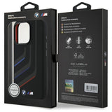 BMW M Series Silicone Turning Lines Case with MagSafe for iPhone 16 Pro 6.3" Black - BMHMP16L23SLIK