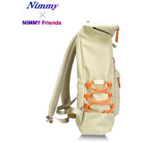 Nimmy Glasses Cool Cat Laptop Backpack Khaki - N-KM-DNBB-05