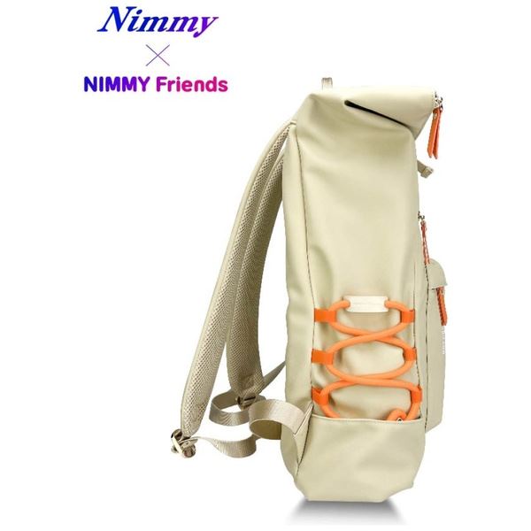 Nimmy Glasses Cool Cat Laptop Backpack Khaki - N-KM-DNBB-05