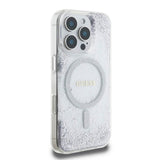 Guess Resin Gradient Glitter Hardcase with MagSafe for iPhone 16 Pro Max 6.9" Silver - GUHMP16XRGRGES