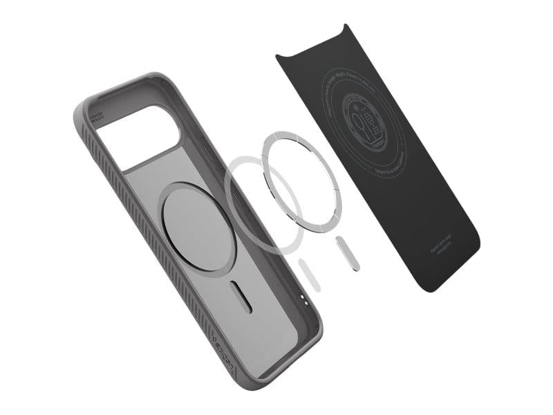 Spigen Liquid Air Case with Pixelsnap for Google Pixel 10 Pro XL 6.8" Marble Grey - ACS09720