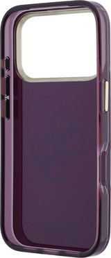 Guess IML 4G Script Metal Logo Case for iPhone 17/18 Pro Max 6.9" Burgundy - GUHCP18X5HC4MLSU