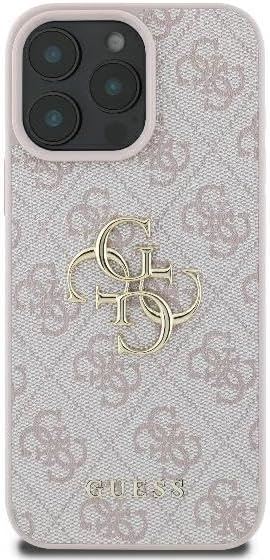 Guess 4G Big Logo Case for iPhone 16 Pro 6.3" Pink - GUHCP16L4GMGPI