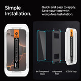 Spigen Glastr EZ Fit HD Screen Protector for iPhone 16 Pro Max 6.7" 2 Pack - AGL07907