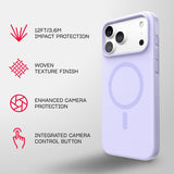 Tech21 Evo Pulse Fauvxen Case with MagSafe for iPhone 17/18 Pro Max 6.9" Lilac - T21-11684