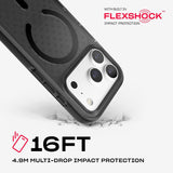 Tech21 Evo Check Case with MagSafe for iPhone 17/18 Pro 6.3" Smokey Black - T21-11633