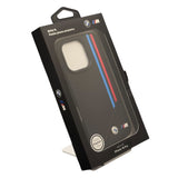 BMW M Meshed Tricolor Stripes Case with MagSafe for iPhone 16 Pro 6.3" Black - BMHMP16L23PUTRK