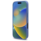 Guess 4G Flower Printed Hardcase with MagSafe for iPhone 16 Pro 6.3" Blue - GUHMP16LP4ROPEMCB