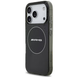 AMG Double Layer Transparent Smocked Case with MagSafe for iPhone 17 Pro 6.3" Black - AMHMP17L24HTRDK