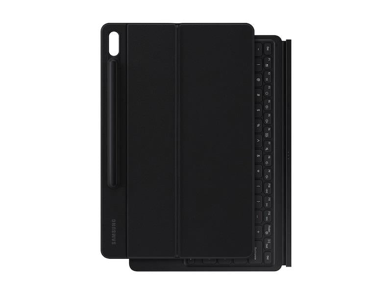 Samsung Galaxy Tab S7/S8 Plus Book Cover French Keyboard Black - EF-DT970BBEGFR