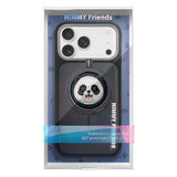 Nimmy Big Eye Cute Pet Travel Panda Face Case with Detachable MagSafe Grip for iPhone 17 Pro 6.3" Black Grey - N-XDY-CXZJZH-IP17-PRO-06-A