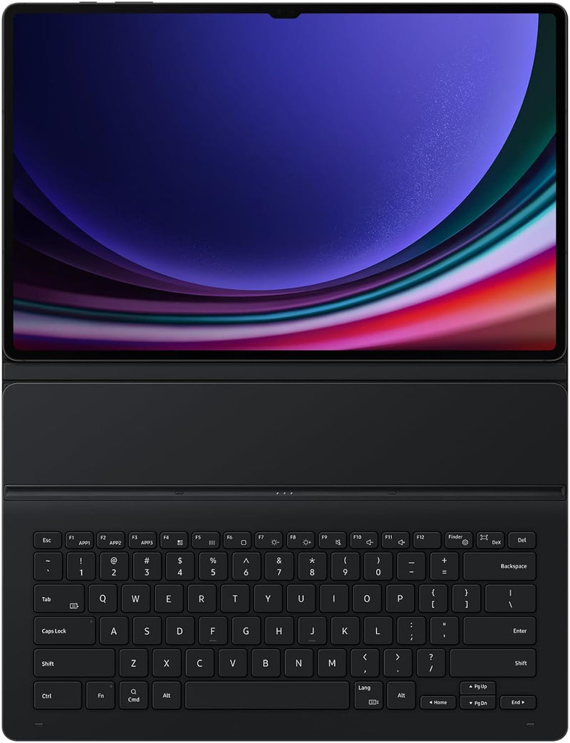 Samsung Galaxy Tab S9/S10 Ultra 14.6" Book Cover UK Keyboard Slim Black - EF-DX910BBEGGB