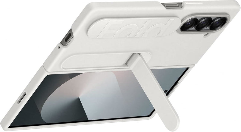 Samsung Galaxy Z Fold 6 Silicone Grip Case with Stand White - EF-MF956TWEGWW