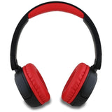 Hello Kitty Face Logo Bluetooth Wireless Headphones Black/Red - HKOBHV6ROKFR