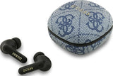 Guess 4G Classic Metal Logo TWS ENC Headphones Blue - GUTWST3P4EGB