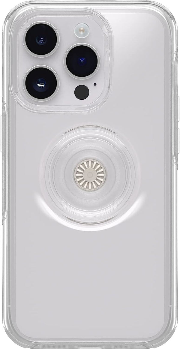 Otterbox Symmetry Series Popsockets for iphone 14 Pro 6.1" Clear 77-88798