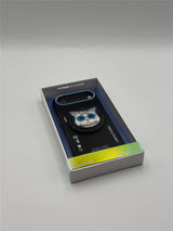 Nimmy Glass Cool Cat Face Case with Detachable MagSafe Grip Stand for iPhone 17 Air 6.5" Black Blue - N-YJKM-CXZJ-IP17-AIR-03