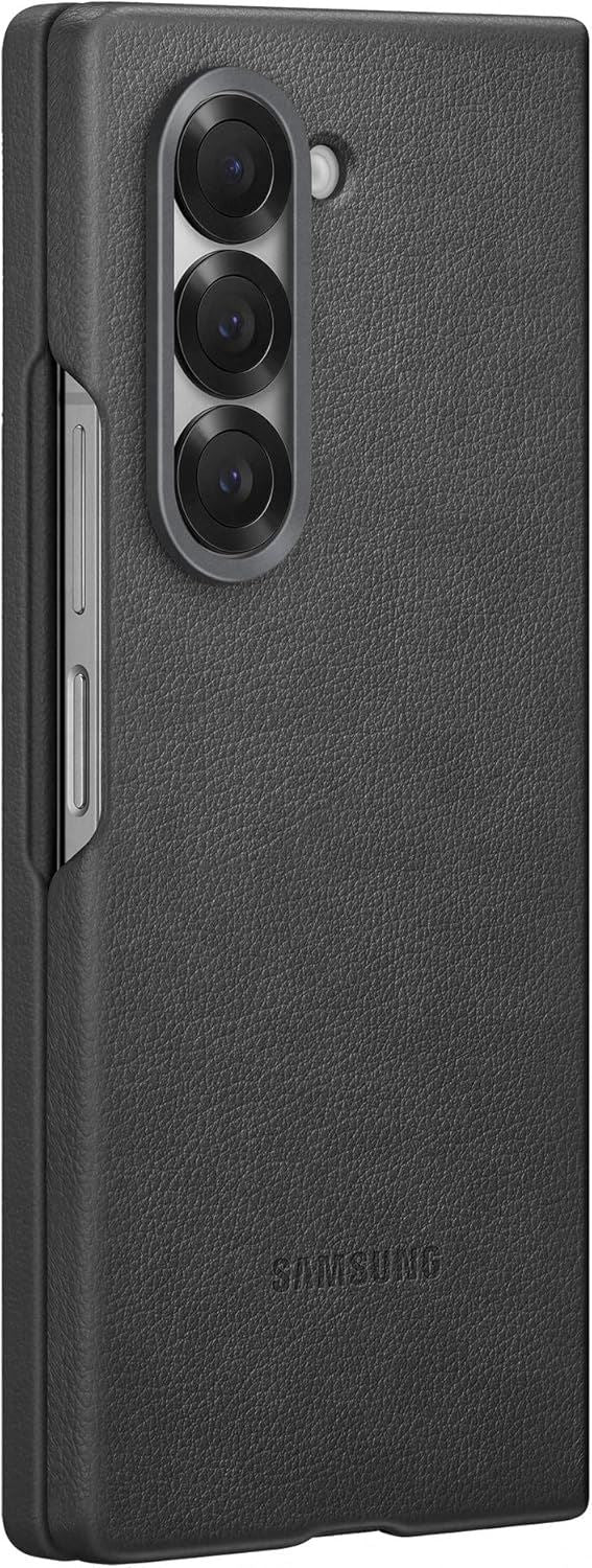 Samsung Galaxy Z Fold 6 Faux Leather/Kindsuit Case Grey - EF-VF956PJEGWW