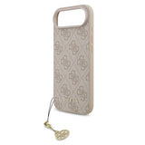 Guess 4G Charms Case for iPhone 17 Air 6.5" Tone on Tone Pink - GUHMP17MGF4GCP
