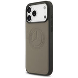 Mercedes Leather Vintage Logo Case with MagSafe for iPhone 17 Pro Max 6.9" Taupe - MEHMP17X25RICVLT