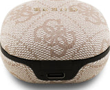 Guess 4G Classic Metal Logo TWS ENC Headphones Pink - GUTWST3P4EGP