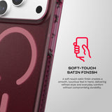 Tech21 Evo Crystal Stain Finish Case with MagSafe for iPhone 17/18 Pro 6.3" Cherry - T21-11653