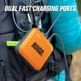 STK RUGD 10500 mAh Power Bank Orange with SOS Light - RD/POBR1