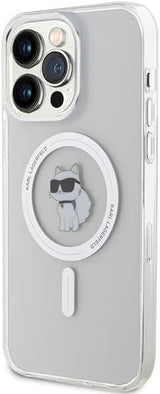 Karl Lagerfeld Choupette Hard Case with MagSafe for iphone 15 Pro Max 6.7" Clear - KLHMP15XHFCCNOT