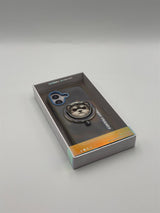 Nimmy Big Eye Cute Pet Yorkie Dog Face Case with Detachable MagSafe Grip for iPhone 17 6.3" Grey Blue - N-XDY-CXZJZH-IP17-027