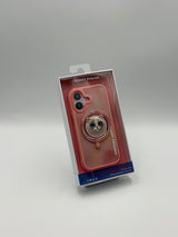 Nimmy Big Eye Cute Pet Ragdoll Cat Face Case with Detachable MagSafe Grip for iPhone 17 6.3" Pink - N-XDY-CXZJZH-IP17-07-D