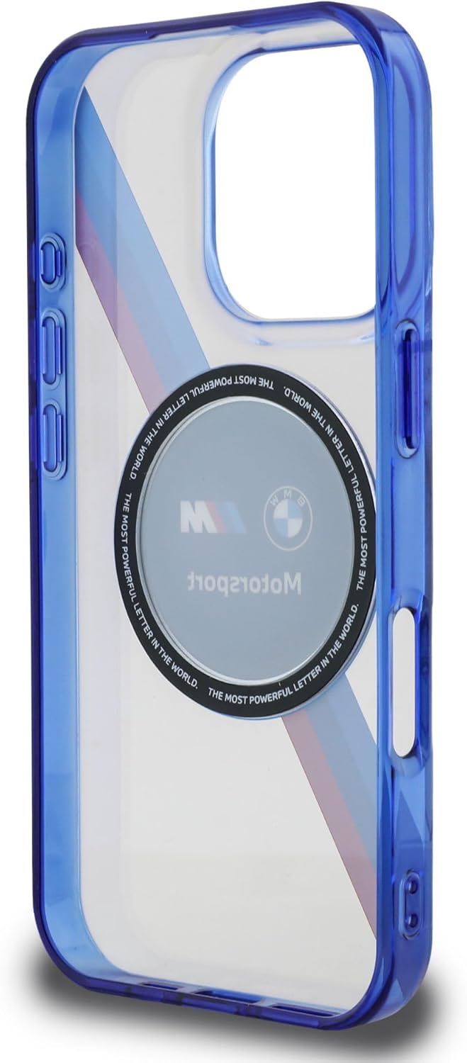 BMW Motosport IML Circle Hardcase with MagSafe for iPhone 16 Pro Max 6.9" Clear - BMHMP16X23HTPUT