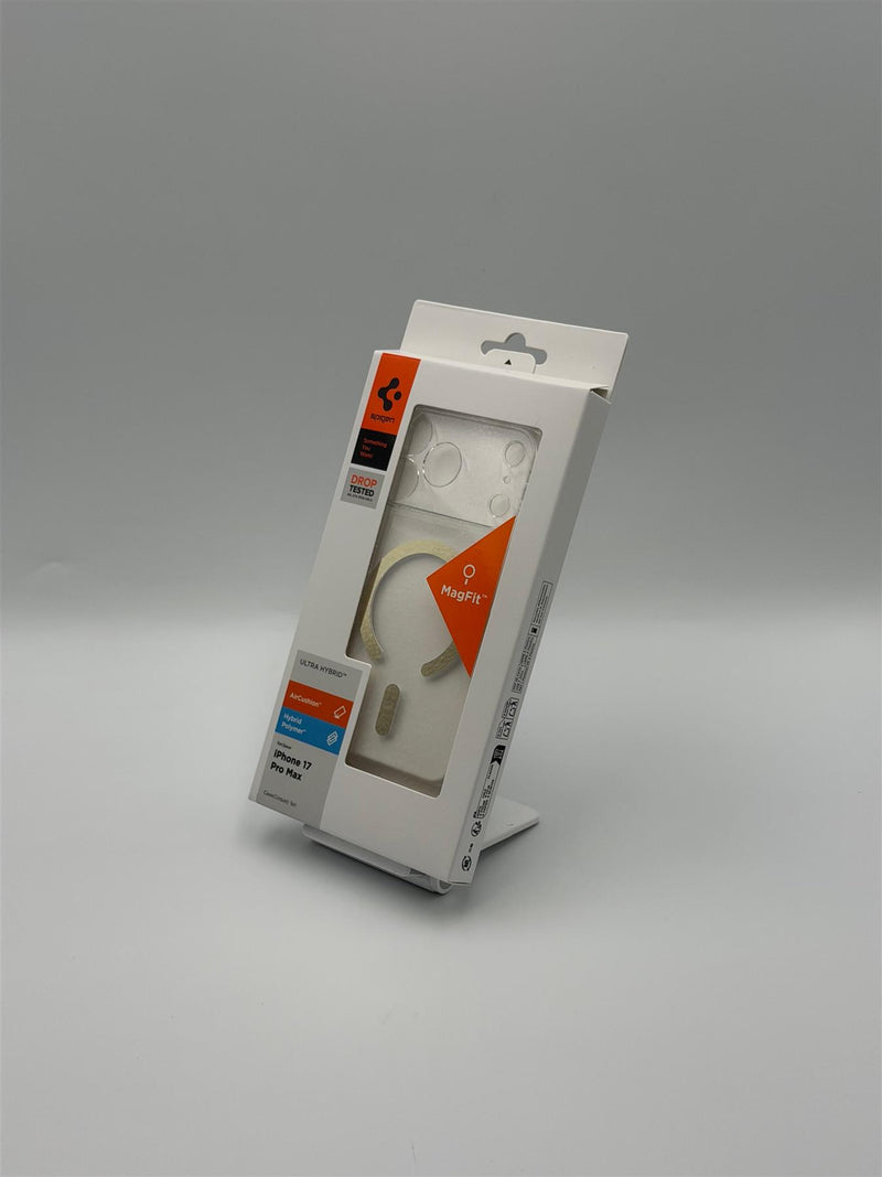 Spigen Ultra Hybrid MagSafe Case for iPhone 17 Pro Max 6.9" Clear/Gold - ACS10284