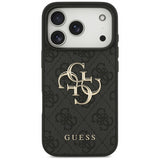 Guess 4G Big Logo Case for iPhone 17 Pro Max 6.9" Black - GUHCP17X4GMGGR