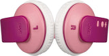 JVC Tinyphones Stereo Kids Wireless Bluetooth Headphones Pink - HA-KD10W-P-E