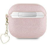Guess Metallic Script Charm Case for AirPods 4 Pink - GUA4PGMCSP