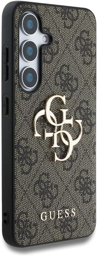 Guess 4G Classic Big Logo Case for Samsung Galaxy S25 6.2" Brown - GUHCS25S4GMGBR