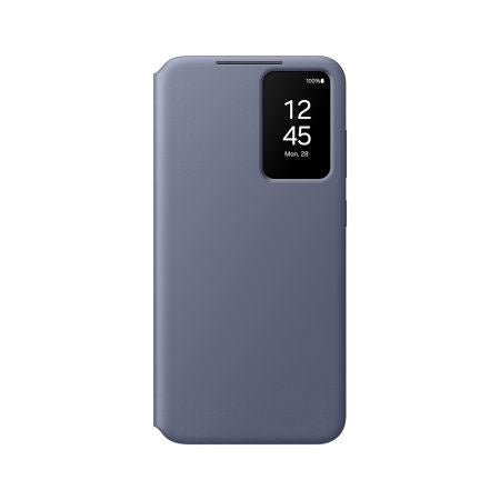 Samsung Galaxy S24 Plus Smart View Wallet Case Violet - EF-ZS926CVEGWW