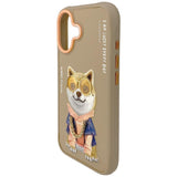 Nimmy Glasses Cool Dog Case with MagSafe for iPhone 17 6.3" Brown Orange - N-YJ-IP17-012-A