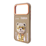 Nimmy Cool & Cute 2.0 Bear Case with MagSafe for iPhone 17 Pro Max 6.9" Brown Orange - N-KMLL-IP17-PRO-MAX-011-B
