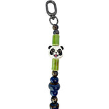 Nimmy Big Eye Cute Pet Travel Panda Mobile Phone Chain Bag Charm Ceramic Bracelet Black - N-XDY-SL-06