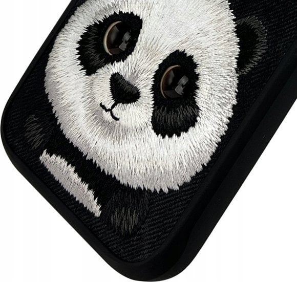 Nimmy Big Eyed Pet 2.0 Panda Case for iPhone 16 Pro Max 6.9" Black - N-XDY-iP61-Pro-Max-06