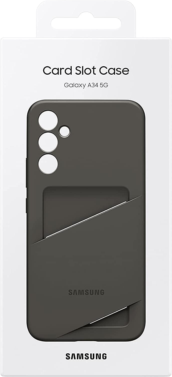 Samsung Galaxy A34 5G Card Slot Case Black - EF-OA346TBEGWW