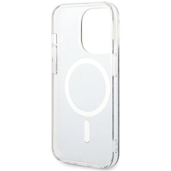 Guess IML 4G with MagSafe Hard Case for iphone 15 Pro 6.1" Black - GUHMP15LH4STK