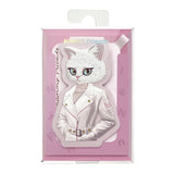 Nimmy Fashion & Cute White Cat Series Embroidery Magnetic Stand with MagSafe Pink - N-CXMC-ZJKT-04