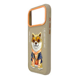 Nimmy Glasses Cool Dog Case with MagSafe for iPhone 17 Pro Max 6.9" Brown Orange - N-YJ-IP17-PRO-MAX-012-A