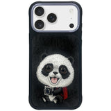 Nimmy Big Eye Cute Pet Travel Panda Case with MagSafe for iPhone 17 Pro 6.3" Black Grey - N-XDY-IP17-PRO-06-A
