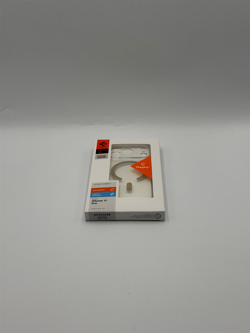 Spigen Ultra Hybrid MagSafe Case for iPhone 17 Pro 6.3" Clear/Gold - ACS10348
