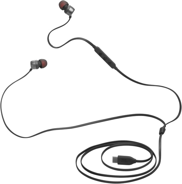 JBL Harman Tune 310C In Ear USB C Headphones Black - JBLT310CBLK