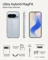 Spigen Ultra Hybrid Case for Google Pixel 10 Pro XL 6.8" Crystal Clear - ACS09738