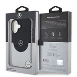 Mercedes Double Layer Case with MagSafe for iPhone 16 6.1" Black/Silver - MEHMP16S23HBIGK